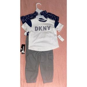DKNY 3 pc set 12 months